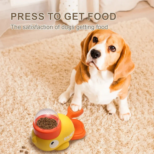Interactive Duck Treat Dispenser · Fun Toy for Dogs & Cats