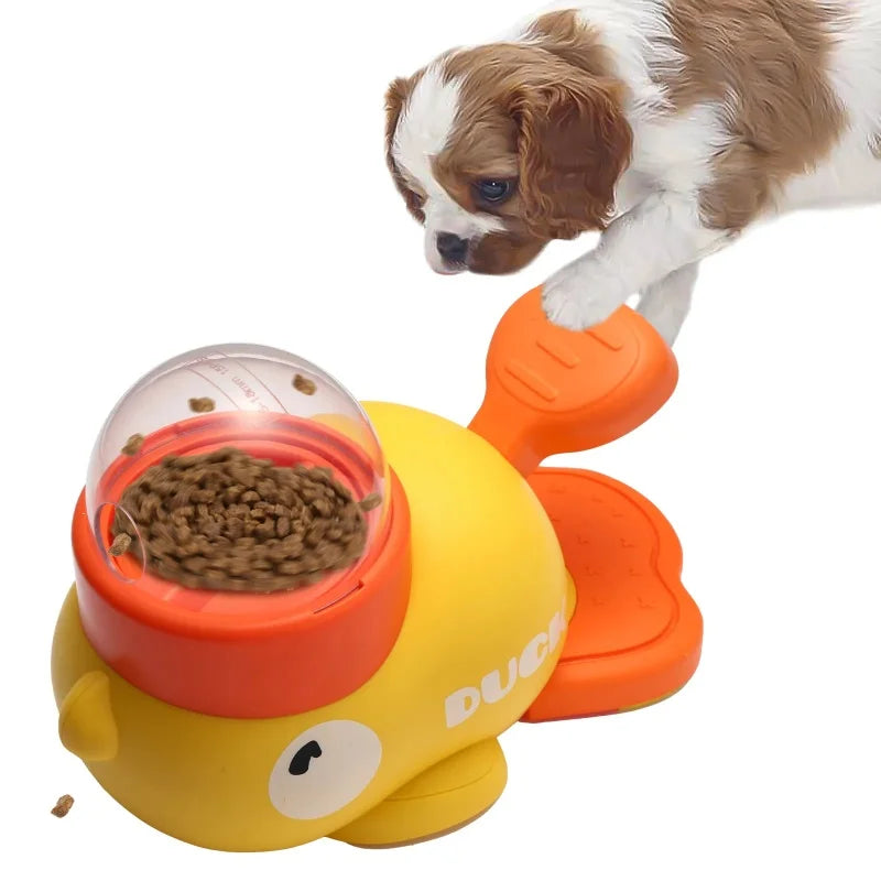 Interactive Duck Treat Dispenser · Fun Toy for Dogs & Cats