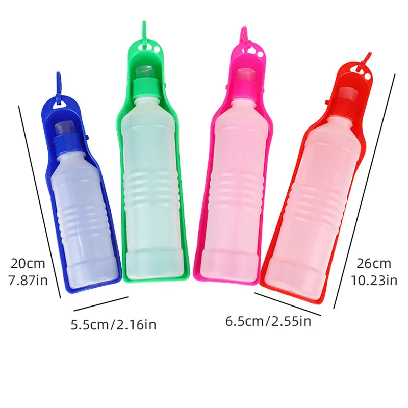 Foldable Pet Water Bottle – Portable Dog & Cat Travel Water Dispenser (Leak-Proof, Easy to Carry)
