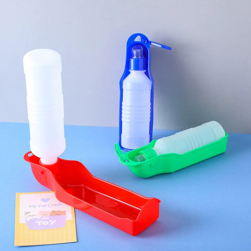 Foldable Pet Water Bottle – Portable Dog & Cat Travel Water Dispenser (Leak-Proof, Easy to Carry)